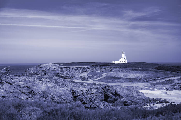 Pointe des Poulains en de vuurtoren van Poulains Belle Ile en Mer