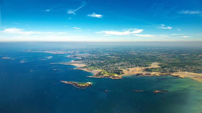 Saint Malo Dinard ile des Hebihens en Saint Jacut de la Mer