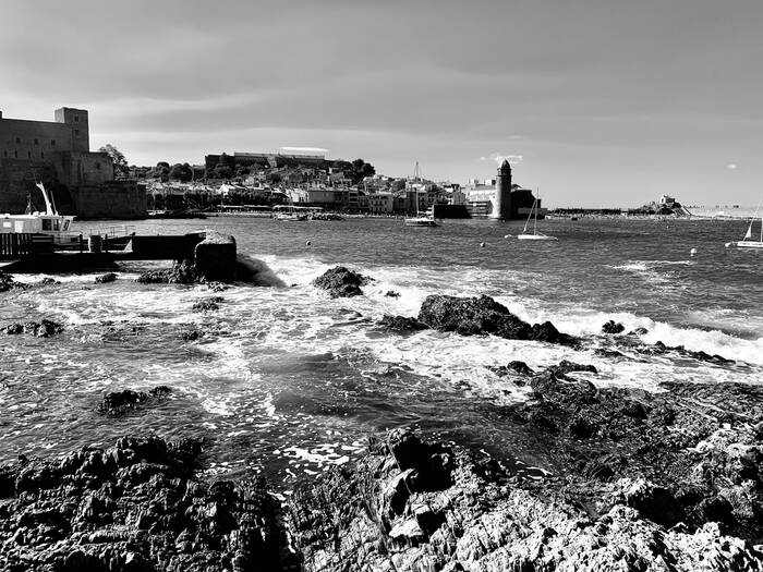 Prachtig uitzicht op Collioure