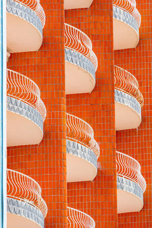 The balconies of Le Touquet