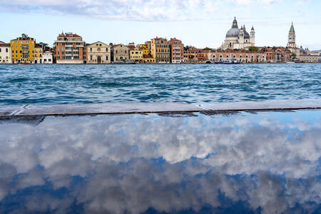 Venice between sky and clouds