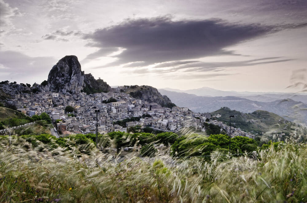 The medieval town of Caltabellotta