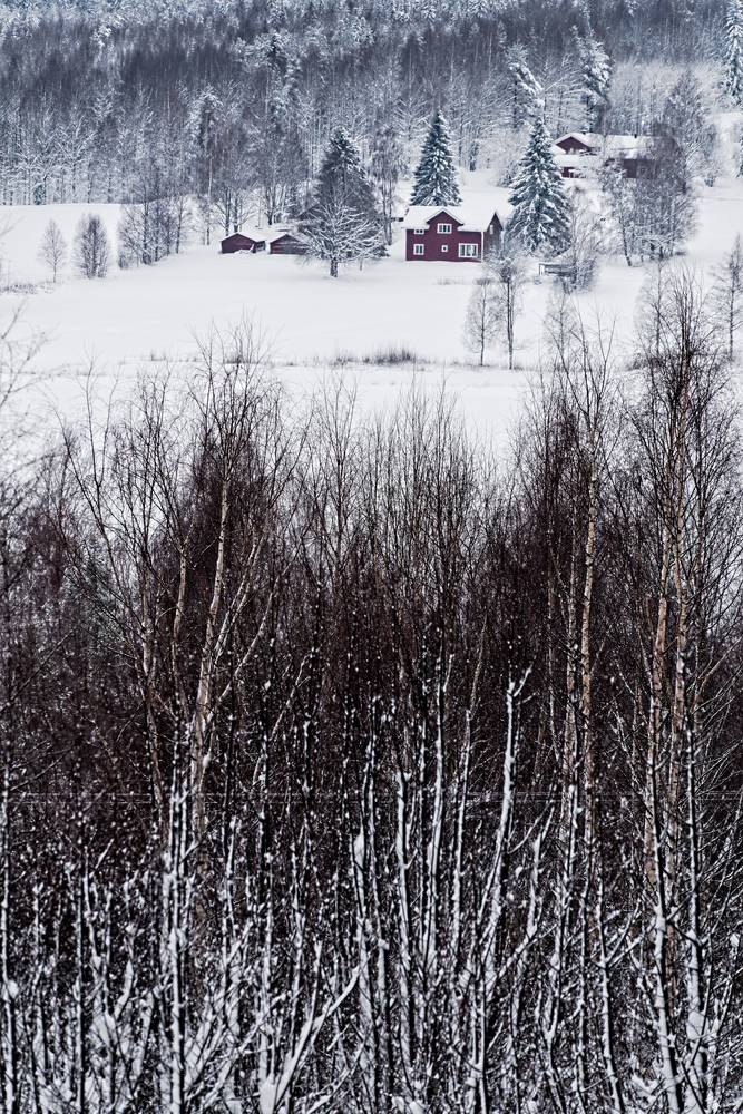Il villaggio di Harads in Lapponia