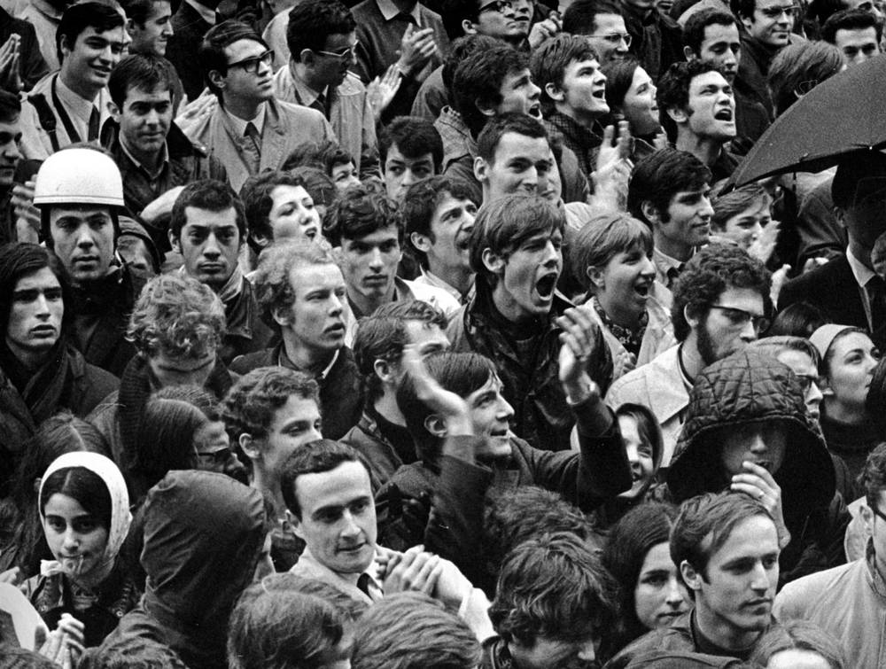 Manifestation d'étudiants - Mai 1968