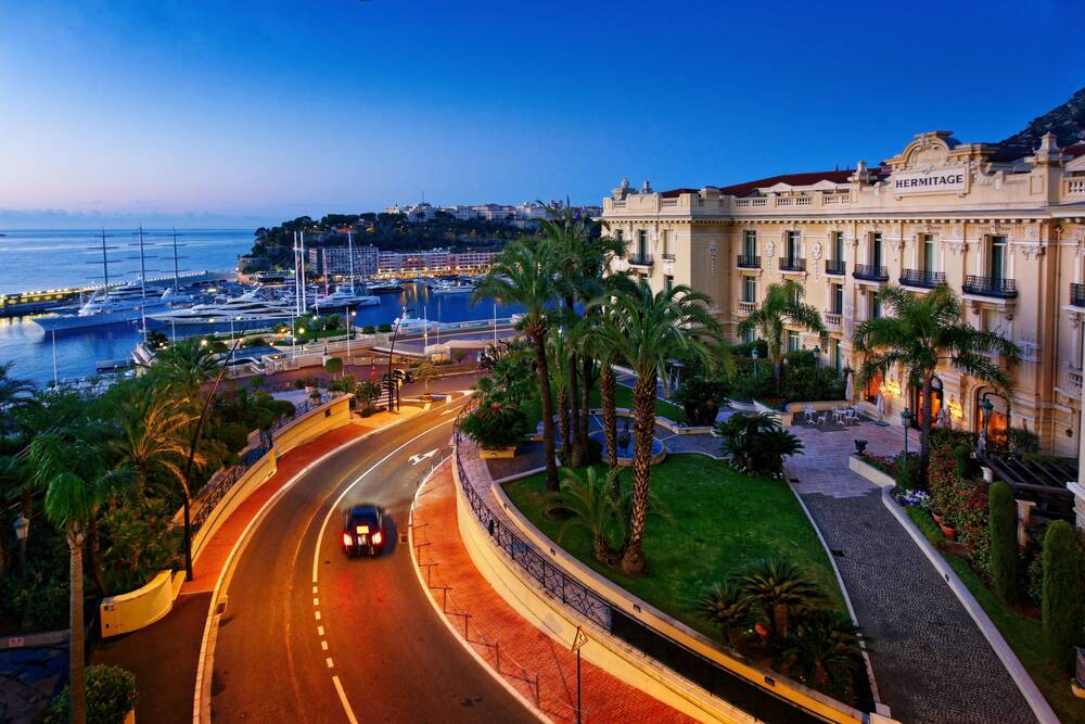 Monaco harbor view