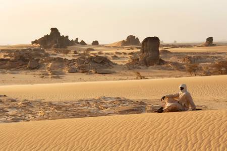 Tableau Sur le plateau du Bourkou Tableau Sur le plateau du Bourkou