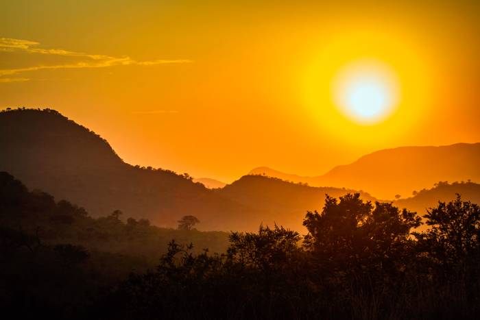 Couché de soleil d'Afrique Couché de soleil d'Afrique