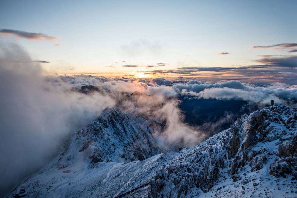 Couché de soleil au Pic du Midi