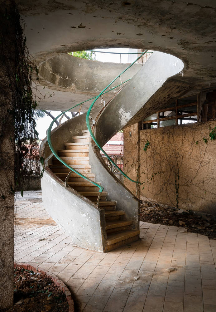 Concrete Staircase in Decay