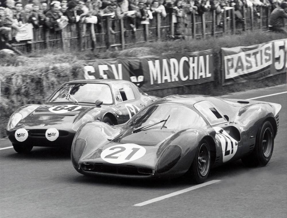 Ludovico Scarfiotti et Marcel Martin au Mans en 1967 Photo et Tableau