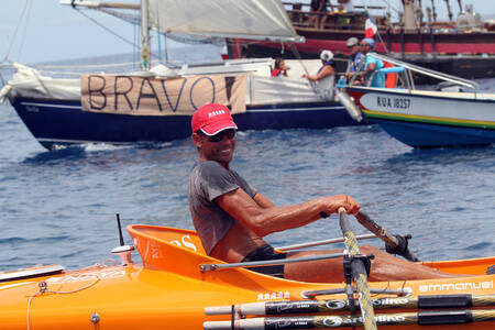 Arrivée triomphale d'Emmanuel Coindre à La Réunion Arrivée triomphale d'Emmanuel Coindre à La Réunion