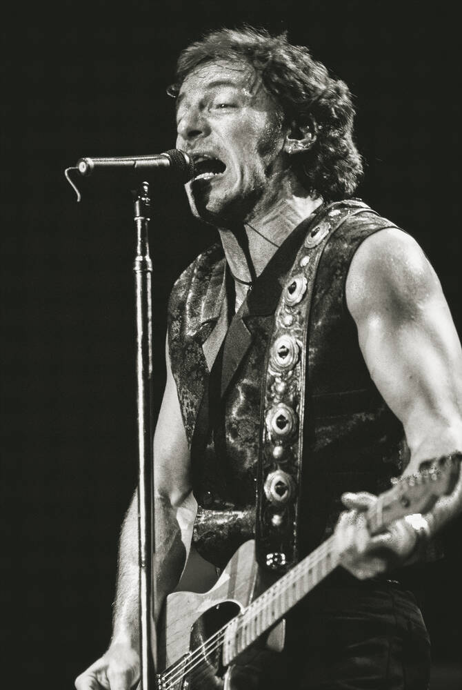 Bruce Springsteen performt bei Human Rights Now Konzert