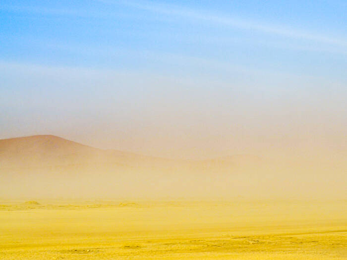 TEMPETE DE SABLE - SOSSUSVLEI - NAMIBIE - AFRICA TEMPETE DE SABLE - SOSSUSVLEI - NAMIBIE - AFRICA