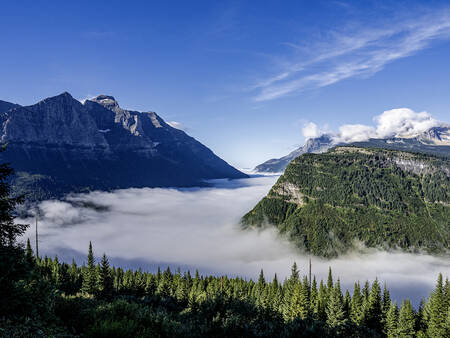 Evening - McDonald Lake Glacier National Park - Photographic print