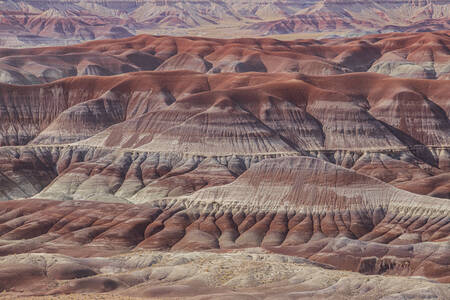 Painted Desert sur la réserve Navajo