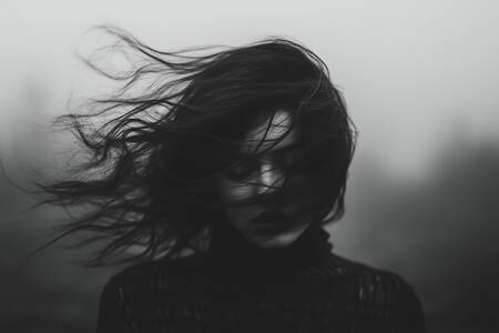 Woman in the woods 2