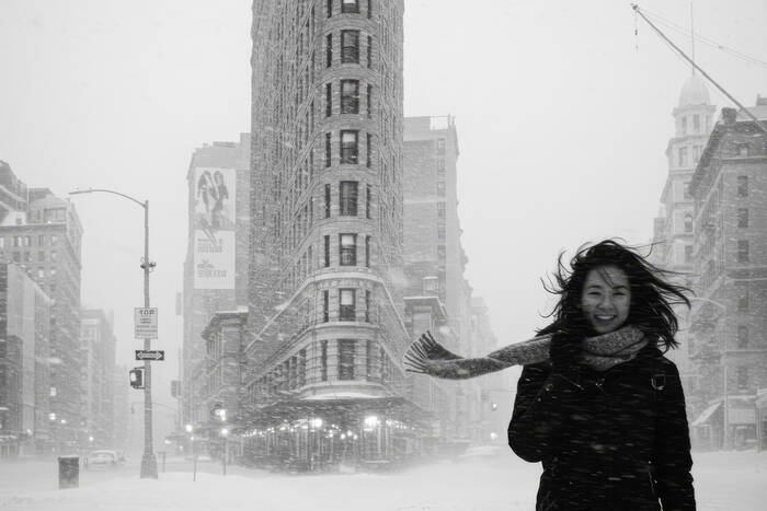 La femme et le Flatiron La femme et le Flatiron