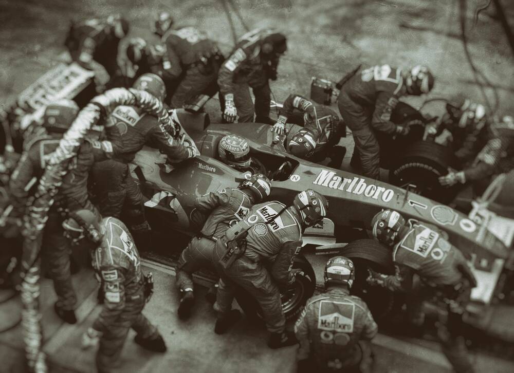 Michael Schumacher Pit Stop - 2004