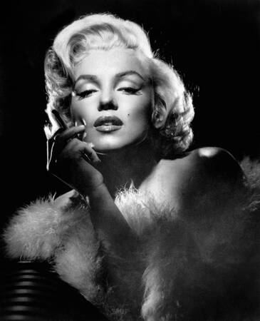 Marilyn Monroe Black And White Portrait Marilyn Monroe Black And White Portrait