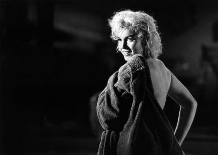 Marilyn Monroe au Madison Square garden a New York en 1955 - Photo et