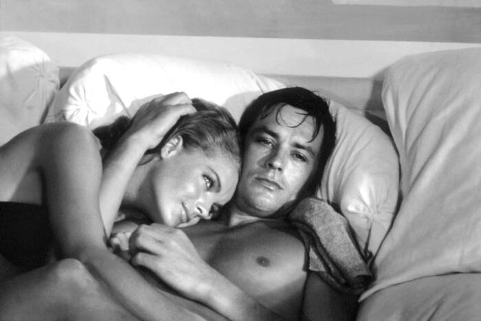 Coppie glamour Romy Schneider e Alain Delon Coppie glamour Romy Schneider e Alain Delon