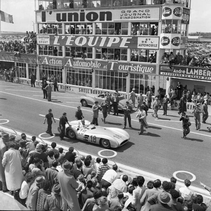 Begin van de 24 uur van Le Mans in 1956