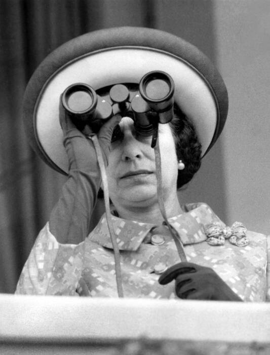 Regina Elisabetta II - Ippodromo di Longchamps (1972) Regina Elisabetta II - Ippodromo di Longchamps (1972)