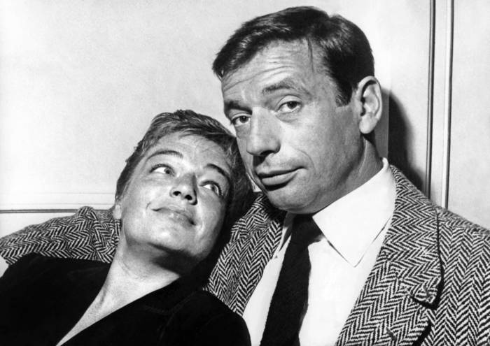 Yves Montand e Simone Signoret a casa Yves Montand e Simone Signoret a casa