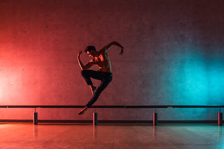 Elliot in het museum