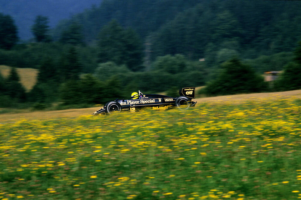 Ayrton Senna Austria 1986