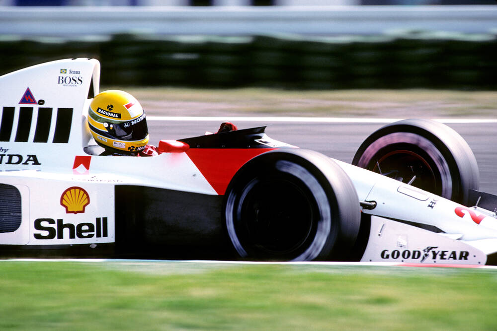 Ayrton Senna Hockeneim GP d'Allemagne 1990
