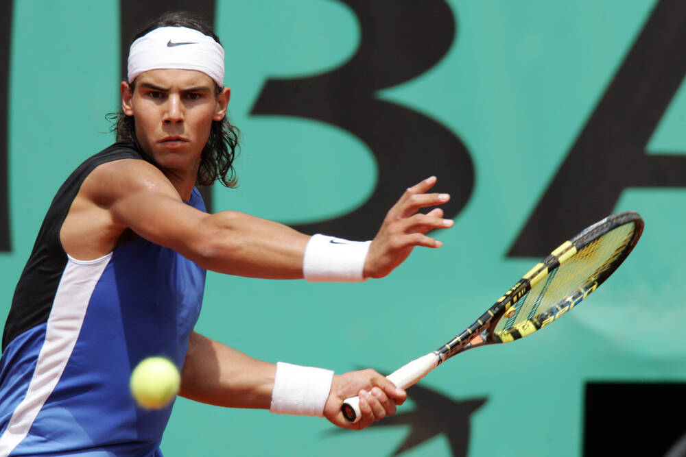 1017 Rafaek Rafael Nadal Roland Garros 2006 - B - Photographic print for sale