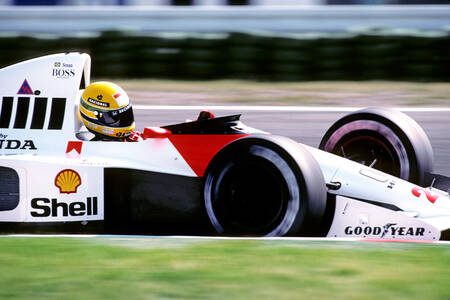 Ayrton Senna Hockeneim Tysklands GP 1990