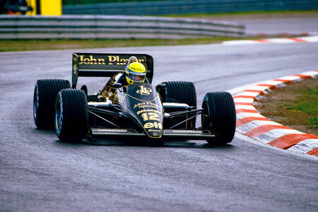 Ayrton Senna JPS Spa-Francorchamps 1986 Ayrton Senna JPS Spa-Francorchamps 1986