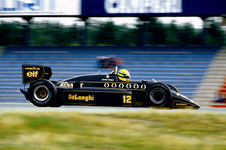 Ayrton Senna Stadion Hockenheim 1986