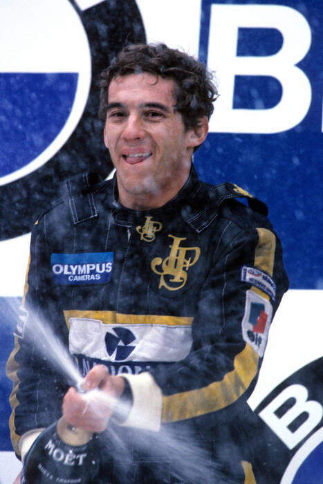 Eerste overwinning Ayrton Senna 1985