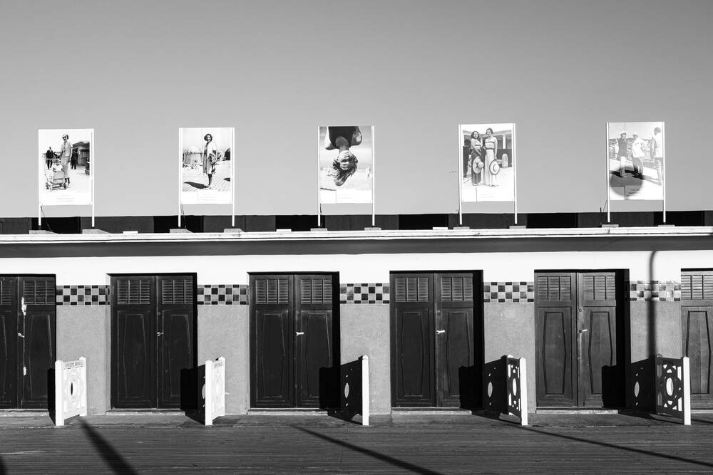 Deauville - Photo exhibition on the boards