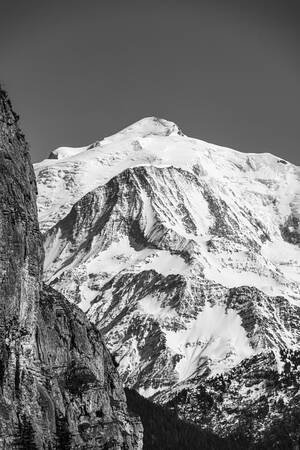 Mont-Blanc in het licht van de herfst