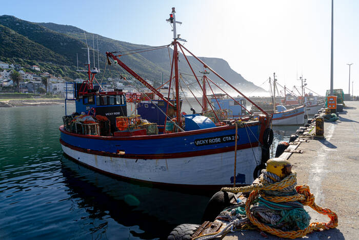 Bateaux de pêche à Kalk Bay Bateaux de pêche à Kalk Bay