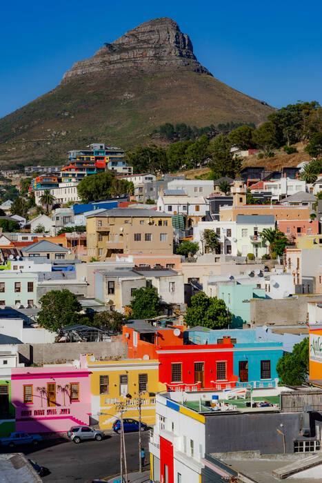 Bo Kaap et Lion's head Bo Kaap et Lion's head