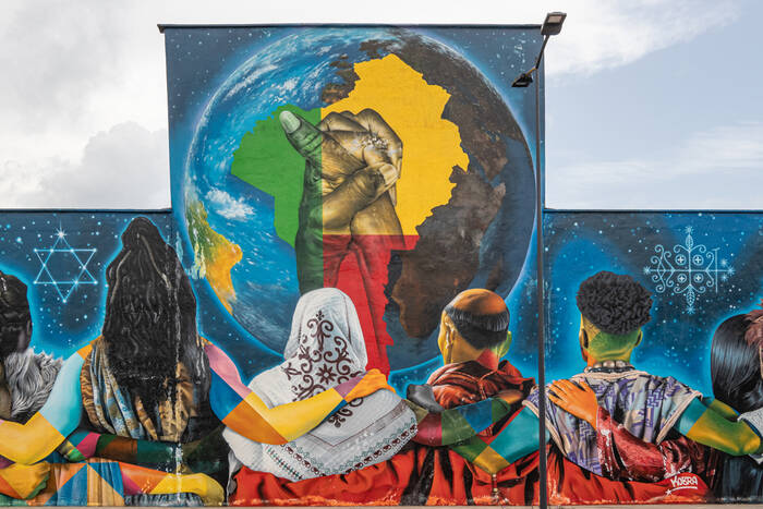 Fresque à Cotonou - Bénin Fresque à Cotonou - Bénin