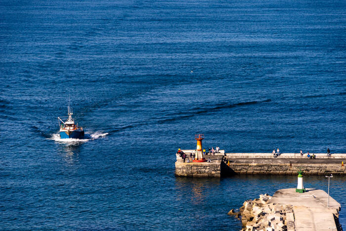 Kalk Bay entrée du port Kalk Bay entrée du port