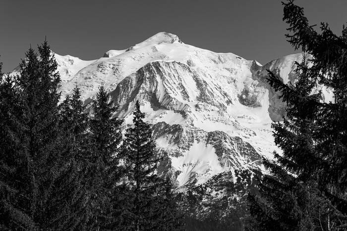 De Mont-Blanc in de herfst