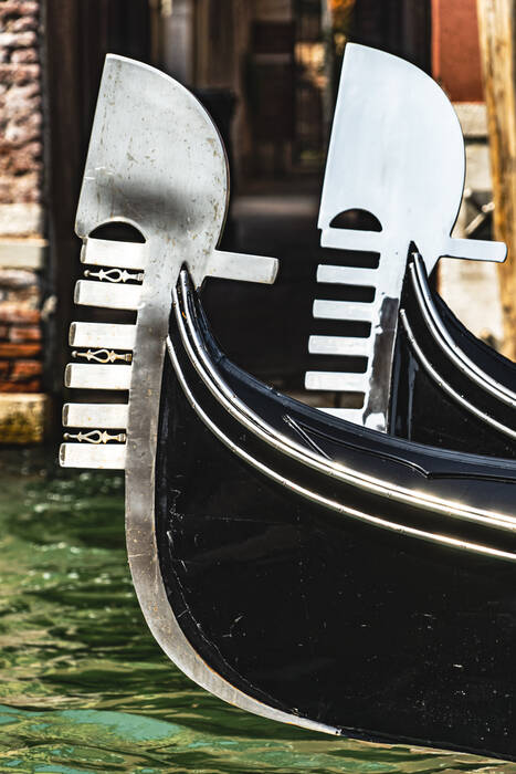 De gondels van Venetië