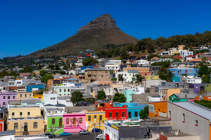 Lion's head et quartier Bo Kaap Lion's head et quartier Bo Kaap