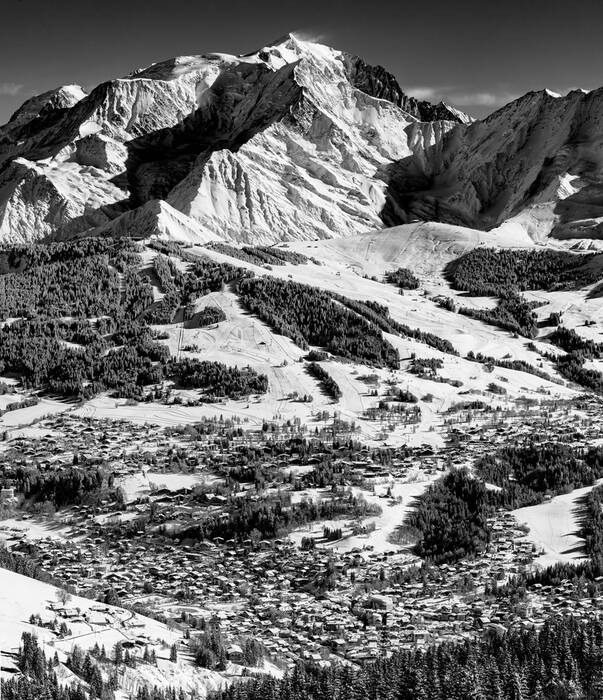 Megève e il Monte Bianco Megève e il Monte Bianco