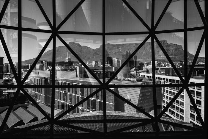 Table Mountain depuis Le Zeitz Mocaa Museum Table Mountain depuis Le Zeitz Mocaa Museum
