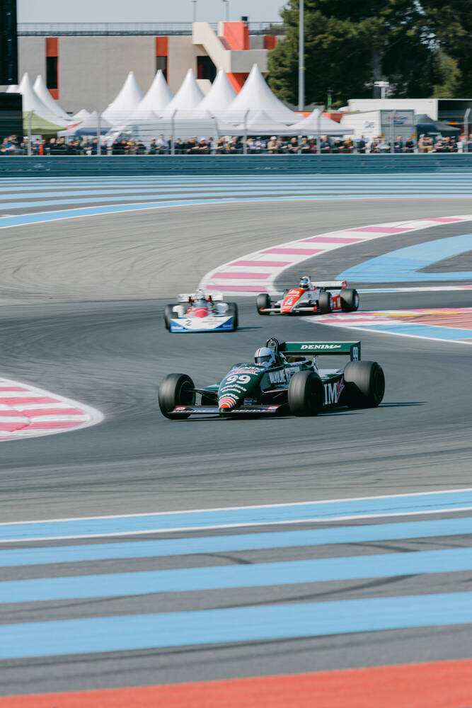 F1 bij de Franse historische Grand Prix