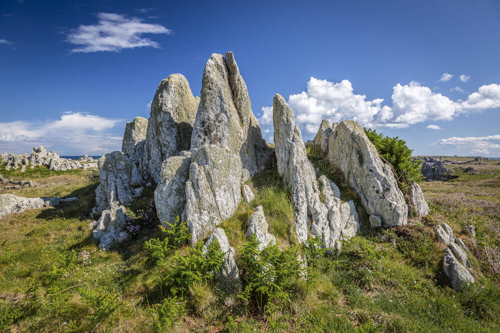 les roches de Keridreux à Ouessant