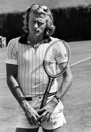 Tela Il tennista Björn Borg